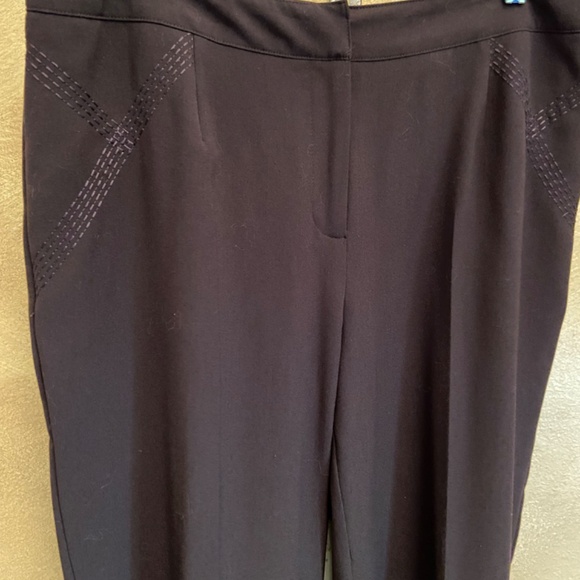 Women’s Norton McNaughton stretch size 12 Brown Embroidered , 2pc Pantsuit - Picture 4 of 13